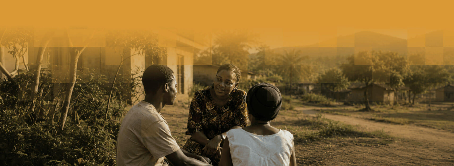 Local missionaries gathered in community